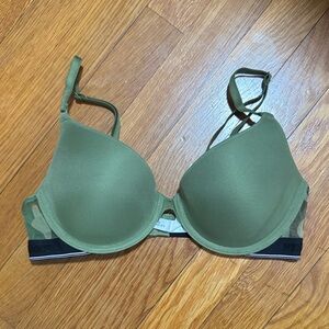PINK Victoria's Secret Olive Bra